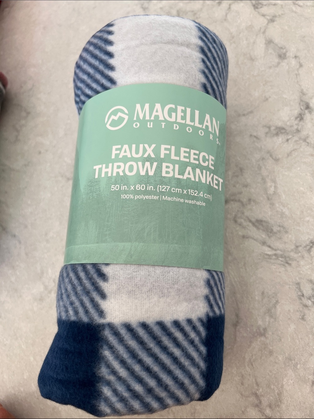 Faux Fleece Throw Blanket